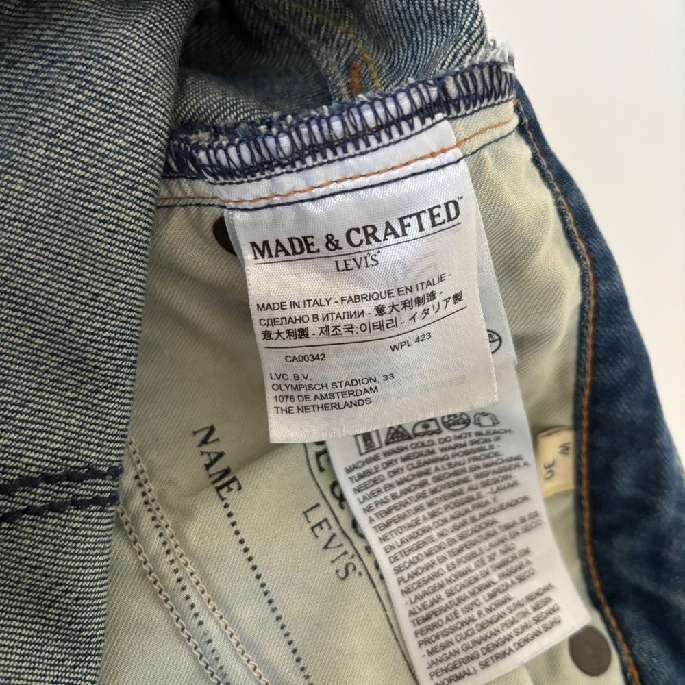 Levi's Women’s Made & Crafted Tender Bootcut Denim Jeans 30 - Picture 12 of 15